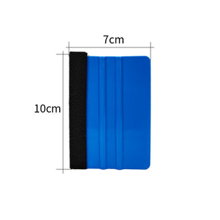 Felt edge vinyl squeegee for DTF transfer and UV sticker application