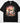 I Got a Heart Like a Truck graphic tee in black with vintage pin-up cowgirl and pink pickup truck retro sunset design