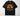 World's Okayest General Labour black t-shirt with vintage retro sunset circle design featuring manual laborer silhouette carrying buckets on Comfort Colors blank