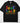 Black Juneteenth t-shirt with vibrant multicolor JUNETEENTH letters and African Kente geometric pattern borders with free-ish since 1865 text
