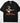 Aim True DTF transfer on black Comfort Colors t-shirt featuring vintage cowgirl archer drawing bow with western hat and retro line art style