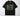 Shoulda Been a COWGIRL DTF transfer on black Comfort Colors t-shirt with cowgirl riding horse, leopard print text, saguaro cacti, and sunflowers
