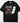 Can't Mask My Excitement Middle School llama t-shirt in black on Comfort Colors brand, flat lay view with colorful graphic print