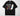 Can't Mask My Excitement Middle School llama t-shirt in black on Comfort Colors brand, flat lay view with colorful graphic print