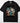 Lookin' for Adventure retro western DTF transfer on black Comfort Colors t-shirt featuring cowboy tipping hat against southwestern sunset
