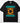 Unions Anti-Theft Device for Workers black t-shirt with teal and orange union solidarity design featuring interlocking human figures on Comfort Colors blank
