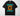 Unions Anti-Theft Device for Workers black t-shirt with teal and orange union solidarity design featuring interlocking human figures on Comfort Colors blank
