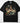 The Hell I Won't DTF transfer on black Comfort Colors oversized tee with vintage pin-up cowgirl holding revolver and Wild West sig