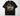 The Hell I Won't DTF transfer on black Comfort Colors oversized tee with vintage pin-up cowgirl holding revolver and Wild West sig