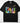 Oh Hey First Grade t-shirt in black on Comfort Colors brand with colorful rainbow letters, smiley daisies, and pencil graphic for first day photos