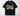 Oh Hey First Grade t-shirt in black on Comfort Colors brand with colorful rainbow letters, smiley daisies, and pencil graphic for first day photos