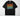Black Comfort Colors preschool graphic t-shirt with retro rainbow design - DTF Town blank apparel