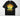 I Am Working On Myself For Myself motivational Labor Day graphic t-shirt in black with DTF transfer featuring retro sunset stripes and hand holding wrench on Comfort Colors blank