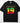 Black Juneteenth 19 t-shirt with bold Pan-African tri-color stripes in green yellow red and retro serif JUNETEENTH text on Comfort Colors blank