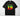 Black Juneteenth 19 t-shirt with bold Pan-African tri-color stripes in green yellow red and retro serif JUNETEENTH text on Comfort Colors blank