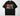Out Pre-K graduation t-shirt in black on Comfort Colors brand with pink smiley face, rainbow letters, and checkerboard lightning bolt for last day photos