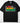 Black t-shirt with bold I AM BLACK HISTORY text in Pan-African red yellow green colors surrounded by white empowerment words Resilient Powerful Intelligent Woke Fearless Proud Strong Smart on Comfort Colors blank