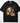 Howdy western DTF transfer on black Comfort Colors oversized tee with cowboy boots skull hat and desert sunset design