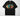 Country Girl DTF transfer on black Comfort Colors t-shirt featuring multi-texture GIRL letters with cowhide, leopard, cow print, turquoise stone, hot pink boots, tan cowboy hat, and yellow sunflowers