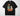 Cowgirl Spirit DTF transfer on black Comfort Colors oversized tee with cowgirl and border collie dog illustration