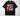 My Last Day of School Era DTF transfer on black Comfort Colors t-shirt with colorful retro school design