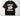 Back to School DTF transfer on black Comfort Colors t-shirt with open book, ruler, apple, and school supplies
