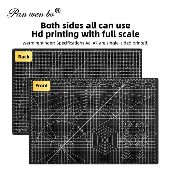 A3 Self-Healing Cutting Mat – Double-Sided 3-Ply PVC Craft Mat for DTF Transfers, Weeding, and Design Work