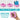 Pink silicone cup holder with felt squeegee for custom drinkware
