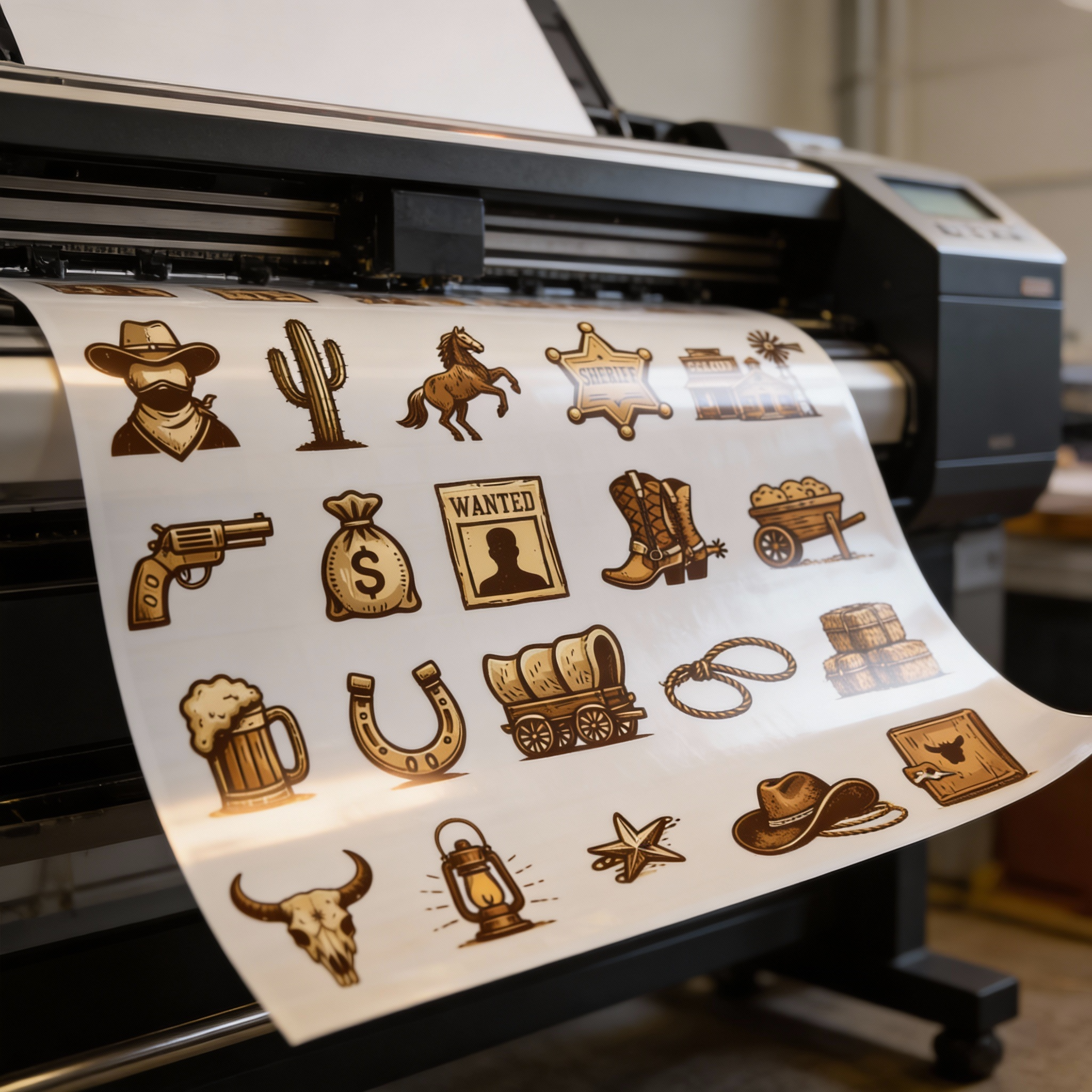 Printed DTF gang sheet from DTF Town Nashville