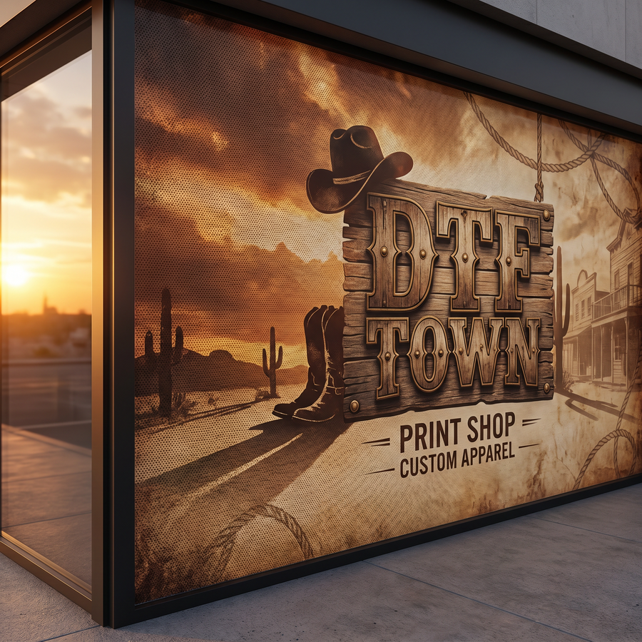 Perforated Vinyl (One-Way Vision)
