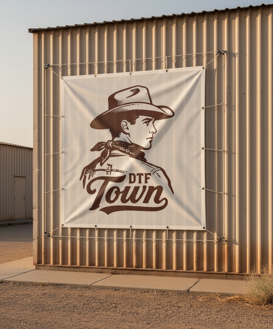 Custom vinyl banner printing from DTF Town