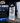 A promotional product image for a DTF Town X-Banner display stand, showing one fully set up banner with printed graphics and one empty white panel beside it. Text on the left highlights features like lightweight portability, quick setup, durable stable design, and suitability for any event.
